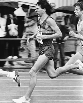 Images Dated 9th August 1987: David Moorcroft OBE is a former middle-distance and long-distance runner from England