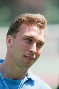 David Platt England Football Player pictured ahead of friendly against Brazil at Wembley David Platt England Football Player pictured ahead of friendly against Brazil at Wembley