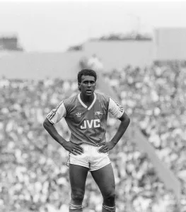 David Rocastle of Arsenal playing in League Division One match David Rocastle of Arsenal playing in League Division One match