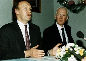 David Smith vice chairman Celtic sitting at table with Kevin Kelly David Smith vice chairman Celtic sitting at table with Kevin Kelly