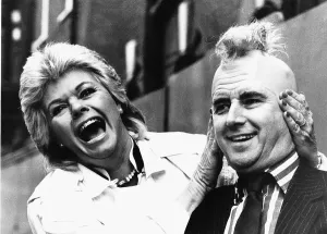David Steel former leader of the liberal democrats with Judith Chalmers David Steel former leader of the liberal democrats with Judith Chalmers