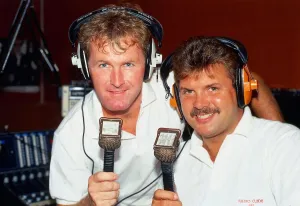 Davie Provan with Derek Johnston November 1989 Davie Provan with Derek Johnston November 1989