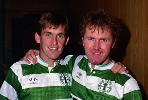 Davie Provan with Kenny Dalglish November 1987 Davie Provan with Kenny Dalglish November 1987