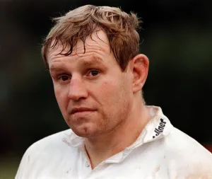 Dean Richards Rugby Union player for the England International team pictured while Dean Richards Rugby Union player for the England International team pictured while
