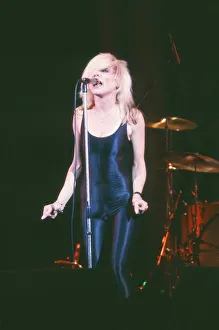 Debbie Harry, lead singer with the group Blondie, performing in Scotland. circa 1978 Debbie Harry, lead singer with the group Blondie, performing in Scotland. circa 1978