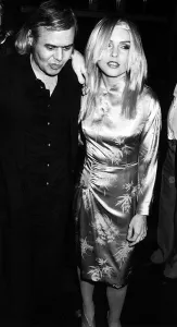 Debbie Harry pop singer with Swiss artist H R Geiger 1981 Debbie Harry pop singer with Swiss artist H R Geiger 1981