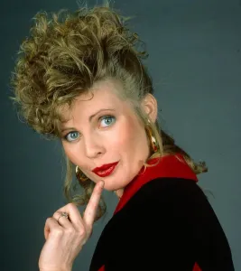 Dee Hepburn actress February 1991 Finger to mouth Dee Hepburn actress February 1991 Finger to mouth