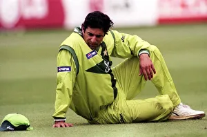 A dejected looking Wasim Akrim June 1999 as his Pakistan side lose to India A dejected looking Wasim Akrim June 1999 as his Pakistan side lose to India