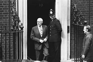 Denis Thatcher, husband of Margaret Thatcher, pictured outside Downing Street, London Denis Thatcher, husband of Margaret Thatcher, pictured outside Downing Street, London