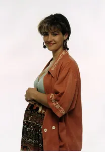Denise Black who is pregnant with arms around her waist Denise Black, actress Denise Black who is pregnant with arms around her waist Denise Black, actress