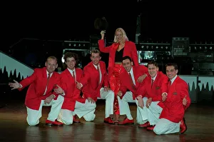 Denise Van Outen TV Presenter December 1997 Big breakfast presenter with Denise Van Outen TV Presenter December 1997 Big breakfast presenter with
