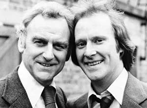 Dennis Waterman Actor with JOhn Thaw his Co-actor from Detective Series " Dennis Waterman Actor with JOhn Thaw his Co-actor from Detective Series "