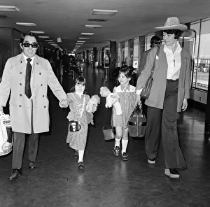 The departure of Ronnie Corbett and his wife Anne with daughters Sophie, 5 and Emma The departure of Ronnie Corbett and his wife Anne with daughters Sophie, 5 and Emma