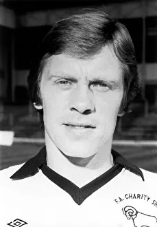 Derby County footballer David Nish at pre-season photocall. August 1975 Derby County footballer David Nish at pre-season photocall. August 1975