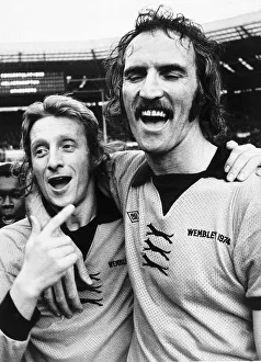 Derek Dougan Footballer of Wolverhampton Wanderers overcome with emotion Derek Dougan Footballer of Wolverhampton Wanderers overcome with emotion