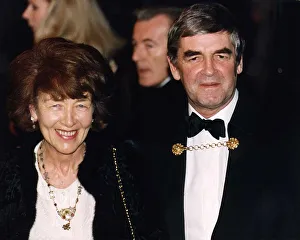 Derek Nimmo Comedian actor with wife Patricia at film premiere Prince of Tides Derek Nimmo Comedian actor with wife Patricia at film premiere Prince of Tides