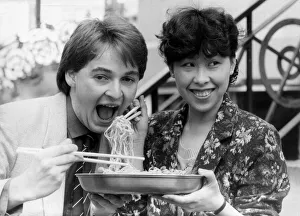 Derek Rae 19 scotland's youngest football commentator & Vivien Li 29 presenter of Derek Rae 19 scotland's youngest football commentator & Vivien Li 29 presenter of