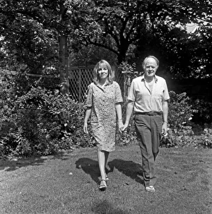 Desmond Wilcox and Esther Rantzen pictured at home. 9th August 1980 Desmond Wilcox and Esther Rantzen pictured at home. 9th August 1980