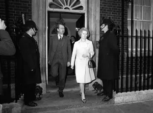 DH - Margaret Thatcher Dec 1970 Leaing 10 Downing Street after cabinet Meeting DH - Margaret Thatcher Dec 1970 Leaing 10 Downing Street after cabinet Meeting