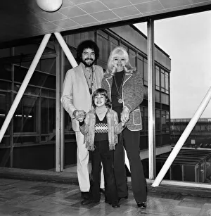Diana Dors and Family. December 1975 76-00006-003 Diana Dors and Family. December 1975 76-00006-003