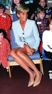 Diana, Princes of Wales visits children at the Royal Brompton Hospital in West London Diana, Princes of Wales visits children at the Royal Brompton Hospital in West London