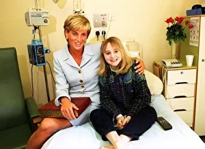 Diana, Princes of Wales visits the Royal Brompton Hospital in West London Diana, Princes of Wales visits the Royal Brompton Hospital in West London