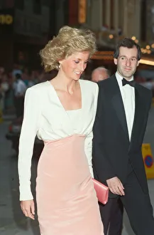Diana, Princess Of Wales arrives at the Coliseum theatre in St Diana, Princess Of Wales arrives at the Coliseum theatre in St