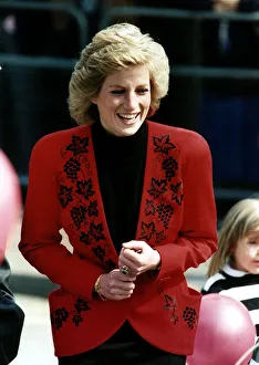 Diana, Princess of Wales attends the Launch of The Bike 89 Charity event in Hyde Park Diana, Princess of Wales attends the Launch of The Bike 89 Charity event in Hyde Park