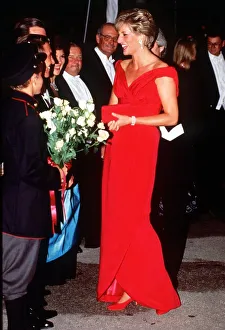 Diana, Princess of Wales attends the Premiere of Just Like a Woman Diana, Princess of Wales attends the Premiere of Just Like a Woman