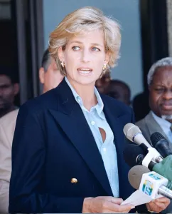 Diana, Princess of Wales four day visit to Angola, the former Portuguese colony torn Diana, Princess of Wales four day visit to Angola, the former Portuguese colony torn