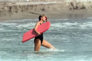 Diana, Princess of Wales on holiday in Nevis. January 1993 Diana, Princess of Wales on holiday in Nevis. January 1993