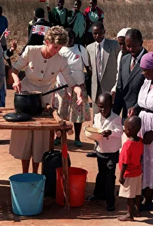 Diana, Princess of Wales Overseas Visit to Zimbabwe, July 1993 Diana, Princess of Wales Overseas Visit to Zimbabwe, July 1993