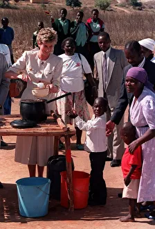 Diana, Princess of Wales Overseas Visit to Zimbabwe, July 1993 Diana, Princess of Wales Overseas Visit to Zimbabwe, July 1993