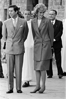 Diana, Princess of Wales and Prince Charles, Prince of Wales in Milan, Italy. April 1985 Diana, Princess of Wales and Prince Charles, Prince of Wales in Milan, Italy. April 1985