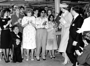 Diana, Princess of Wales during her visit to the Remploy Manufaturing in Coventry Diana, Princess of Wales during her visit to the Remploy Manufaturing in Coventry