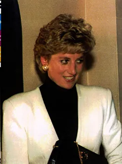 Diana, Princess of Wales during a visit to the Royal Preston Hospital, Lancashire Diana, Princess of Wales during a visit to the Royal Preston Hospital, Lancashire