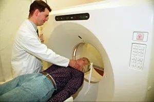 Diane Jackman of Stockton is the first patient on the new scanner at North Tees Hospital Diane Jackman of Stockton is the first patient on the new scanner at North Tees Hospital