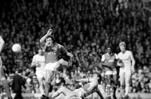 Division 1 football. Arsenal 2 v. Nottingham Forest 0. April 1982 LF09-08-006 Division 1 football. Arsenal 2 v. Nottingham Forest 0. April 1982 LF09-08-006