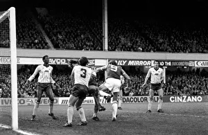 Division 1 football. West Ham United 3 v. Arsenal 1. December 1983 LF14-33-022 Division 1 football. West Ham United 3 v. Arsenal 1. December 1983 LF14-33-022