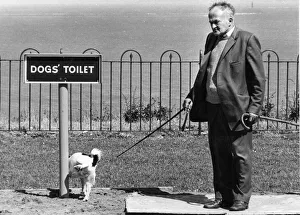 The dog toilet at Penarth sea front. June 1985 The dog toilet at Penarth sea front. June 1985