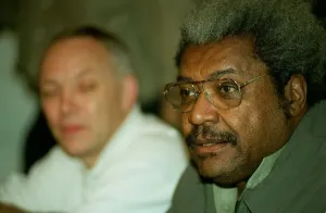 Don King Boxing October 98 Boxing promoter Don King with Frank Maloney after a deal Don King Boxing October 98 Boxing promoter Don King with Frank Maloney after a deal