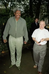 Don King Boxing promoter October 98 Don King with Frank Maloney after a deal was Don King Boxing promoter October 98 Don King with Frank Maloney after a deal was
