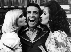 Don Maclean, actor and comedian, with Ann Ashton (left) Don Maclean, actor and comedian, with Ann Ashton (left)