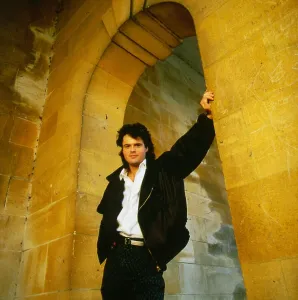 Donny Osmond singer The Osmonds pop group July 1987 standing under an arch Donny Osmond singer The Osmonds pop group July 1987 standing under an arch
