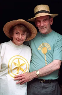 Doug Bower who made fake crop corn circles & wife 1994 Doug Bower who made fake crop corn circles & wife 1994