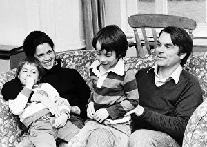 Dr David Owen Foreign Secretary at his home with his family Dr David Owen Foreign Secretary at his home with his family