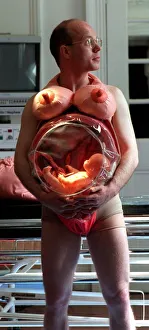 Dr tom pringle april 1998 See thru male pregnancy suit Edinburgh Science Dr tom pringle april 1998 See thru male pregnancy suit Edinburgh Science