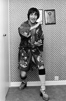Drummer of The Who rock group Keith Moon. October 1975 Drummer of The Who rock group Keith Moon. October 1975