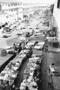 Duala Market Randall Street Monrovia, Liberia March 1980 Duala Market Randall Street Monrovia, Liberia March 1980