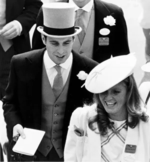 Duchess of York with Prince Andrew June 1985 Duchess of York with Prince Andrew June 1985